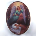 Goodnight Kiss collector plate by Edgar Jerins