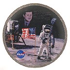 The Eagle Has Landed collector plate by Robert Schaar