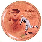 Ruth's Pitching Debut collector plate by Phil Heffernan