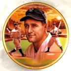 Lou Gehrig collector plate by Jason Walker
