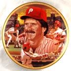 Mike Schmidt collector plate by Jason Walker