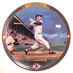 Ted Williams: Last Time At Bat collector plate by Cliff Spohn
