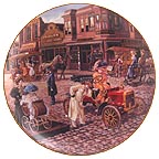 Main Street Splendor collector plate by Lee Dubin