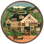 Peppercricket Farms collector plate by Charles Wysocki