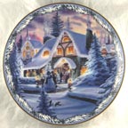 A New Fallen Snow collector plate by Renee McGinnis