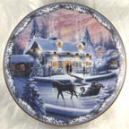 The Village Inn collector plate by Renee McGinnis