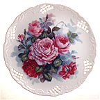 Magic In Mauve collector plate by Lyn Moser