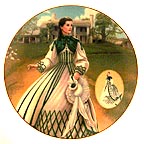 The Country Walking Dress collector plate by Douglas C. Klauba