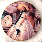 The Green Sprigged Dress collector plate by Douglas C. Klauba