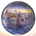 Holiday Sparkle collector plate by Joe Thornbrugh