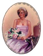 Princess Of Compassion collector plate by William Chambers