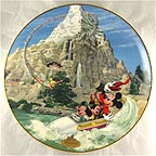 Matterhorn collector plate by Disney Studio Artists