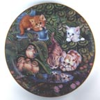 Garden Reflections collector plate by Jürgen Scholz