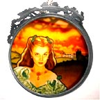Scarlett Radiance collector plate by Mary Jo Phalen