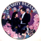 The Charity Bazaar collector plate by Aleta Jenks