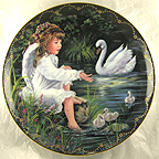 An Angel's Sharing collector plate by Donna Brooks