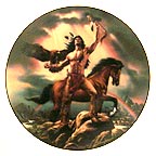 The Seeker collector plate by Russ Docken