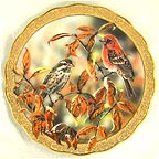 Auburn Illusion collector plate by Janene Grende