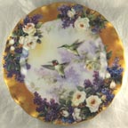 Crown Jewels collector plate by Lena Liu