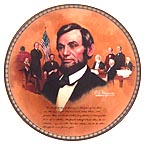 The Emancipation Proclamation collector plate by Robert A. Maguire