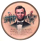 The Gettysburg Address collector plate by Robert A. Maguire