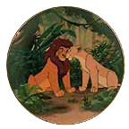 Courting The Future King collector plate by Disney Studio Artists