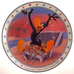 Thursday's 'Toon Is The Greedy Kind collector plate by Craig Nelson