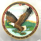 My Country 'Tis Of Thee collector plate by Gene Dieckhoner