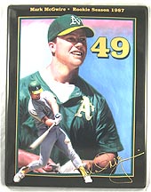 1987 AL Rookie Of The Year collector plate by Danny O'Leary