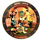Mickey's Birthday Party 1942 collector plate by Disney Studio Artists