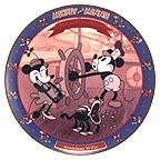 Steamboat Willie collector plate by Disney Studio Artists