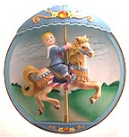 All Aboard collector plate by Roger Akers