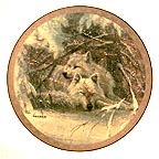 Winter Lullaby collector plate by Duane Geisness