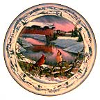 Pinegrove Morning collector plate by Sam Timm