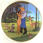 Love's Embrace collector plate by Disney Studio Artists
