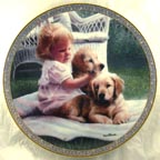 Kept With Care collector plate by Kevin Daniel