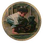 A Loving Hand collector plate by Kevin Daniel
