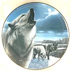 Night Sentries collector plate by Kevin Daniel
