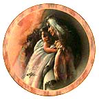 Tender Moment collector plate by Lee Bogle