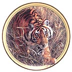 On The Prowl collector plate by Carl Brenders