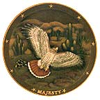 Spirit Of Majesty collector plate by Gene Dieckhoner