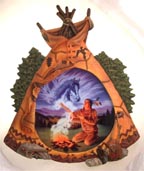 Freedom's Fire collector plate by Andrew Farley