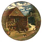 Garden Hideaway collector plate by Dave Henderson