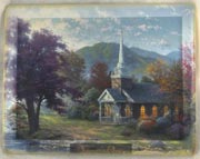 Summer - Streams Of Living Water collector plate by Thomas Kinkade