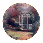 May - Lilac Gazebo collector plate by Thomas Kinkade