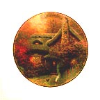 November - Autumn At Ashley's Cottage collector plate by Thomas Kinkade