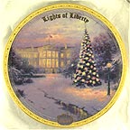 Lights Of Liberty collector plate by Thomas Kinkade