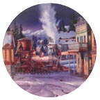 Early Morning Arrival collector plate by Kirk Randle