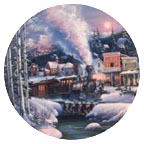 Moonlit Journey collector plate by Kirk Randle