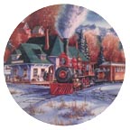 Mountain Hideaway collector plate by Kirk Randle